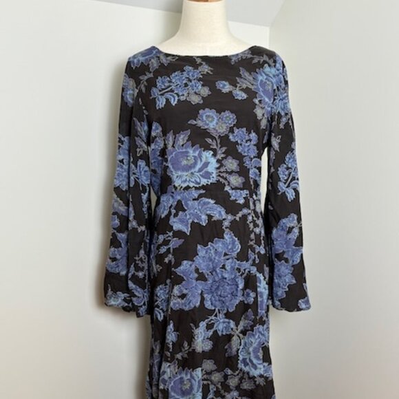 NWT Free People maxi dress with bell sleeves, size 8 - Picture 5 of 12